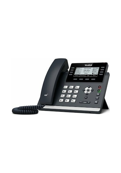 Yealink T43U IP Telefon  PoE Destekli Adaptörsüz Masaüstü Telefon