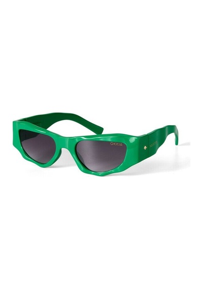 Seletti X Okkia Colorada Siyah Lens Güneş Gözlüğü Yeşil