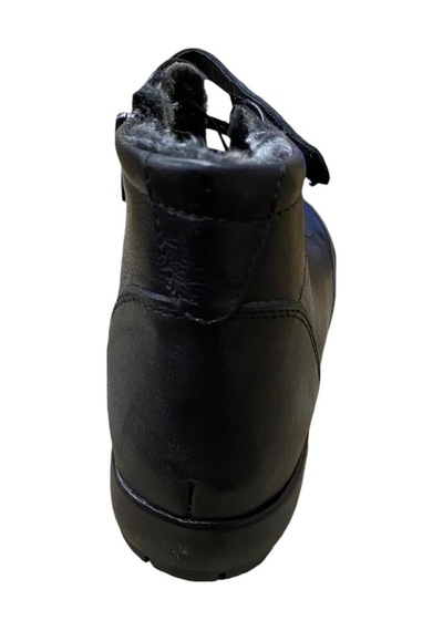 Fastbrandshoes Kadın Deri Düz Taban Bot Siyah - 661764327 Siyah