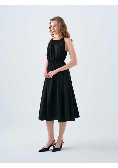 LOFT Regular Fit Kadın Elbise Lf2039203 Q1.v1 Siyah LOFT Regular Fit Kadın Elbise Lf2039203 Q1.v1 Siyah