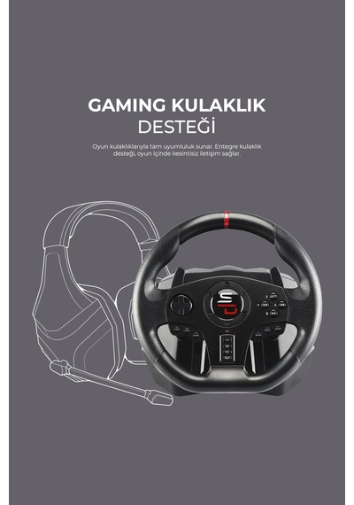 Subsonic Sv-850 Ps3/ps4/pc/xboxone/xbox360 Direksiyon Seti