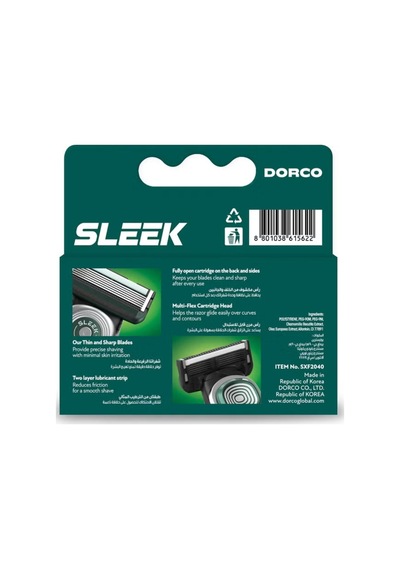 Dorco Pace 6 Sleek 6 Bıçaklı Yedek Tıraş Bıçağı 4lü