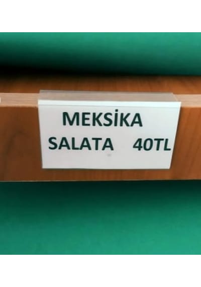 Rafa Üstten Geçme U Tip Etiketlik Udıs46 4x6 Cm - 100 Adet Çok Renkli