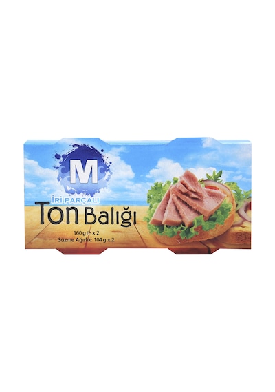 Migros İri Parçalı Ton Balığı 2 X 160 G 6'li Avantaj Paketi Mıchu