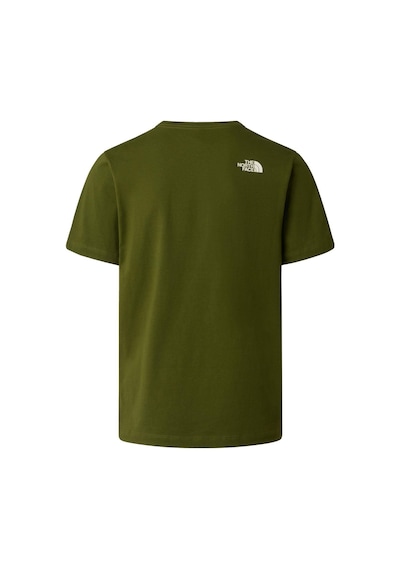 The North Face M Mountaın Lıne Regular Short Sleeve Tee Erkek Tişört Nf0a8guxbrı1 Yeşil