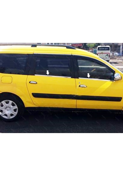 Ebal Otomotiv Dacia Logan MCV Krom Cam Çıtası 4 prç. 2005-2014 P. Çelik