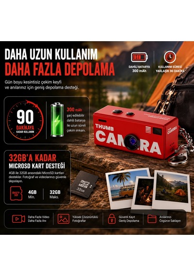Smate G8 Mini Kamera Beyaz