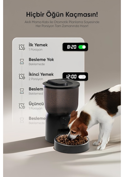 Şımart Evcil Hayvan Akıllı Mama Kabı 3 L