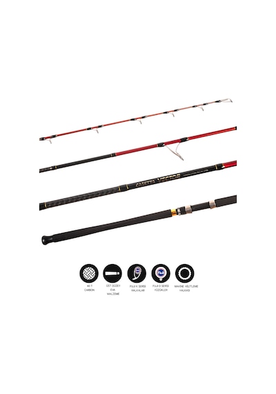 Caretta Vector 3.05m 60-150gr Shore Jig Olta Kamışı