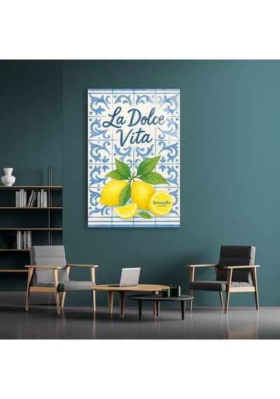 La Dolce Vita Limon Cini - Cam Tablo - Deg1616 60 X 90 Cm