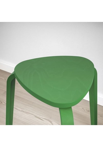 Ikea Kyrre Ahşap Tabure, Yeşil