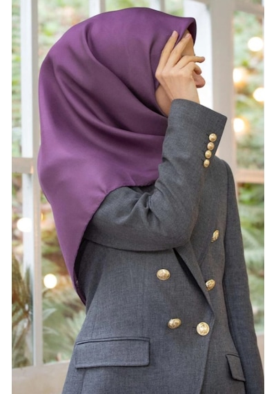 Vissona Exclusive Tivil 50691-32-35486 Mor Düz Renk Çok Renkli