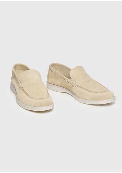 Ramsey Sarı Süet Casual Loafer