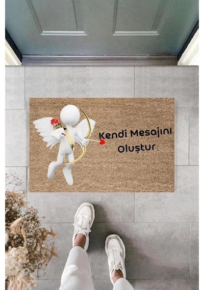 Dijital Baskı Kişiye Özel İç Kapı Dekorasyon Paspas Ps11246 Renkli