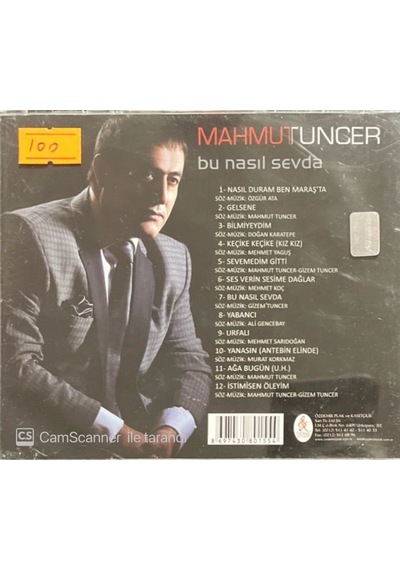 Plak Değildir Cd Dir Cd Mahmut Tuncer Bu Nasıl Sevda Cd