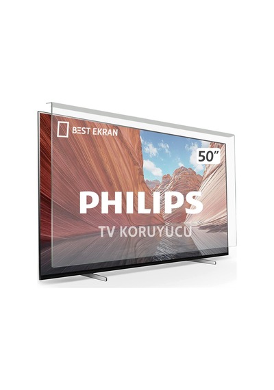 Philips Uyumlu Theone 50pus7607 Tv Ekran Koruyucu