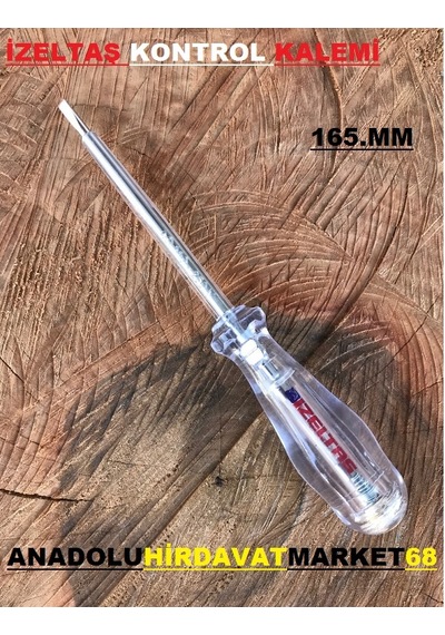 İzeltaş Kontrol Kalemi Master Düz Tornavida 165MM