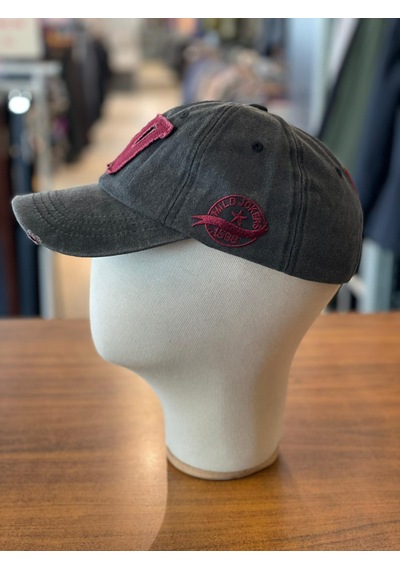Hamze W Logo Vintage Yıkamalı Eskitme Cap Şapka Füme