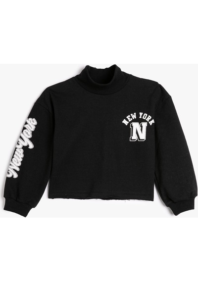 Koton Oversize Balıkçı Yaka Sweatshirt New York Baskılı Şardonlu Siyah 4wkg10459ak 4WKG10459AK999 Siyah Koton Oversize Balıkçı Yaka Sweatshirt New York Baskılı Şardonlu Siyah 4wkg10459ak 4WKG10459AK999 Siyah