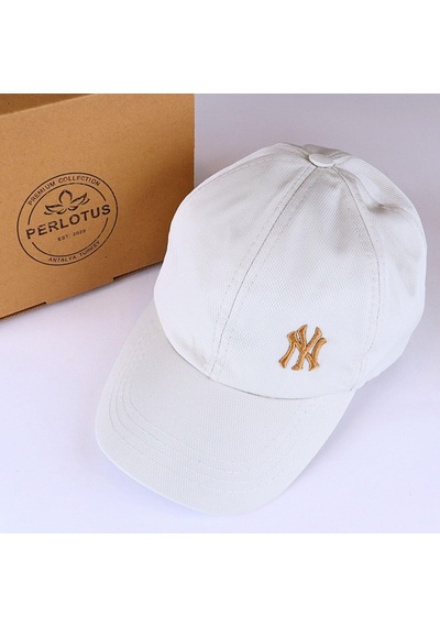 Perlotus Unisex Ny New York Temalı 5 Renkli Ayarlanabilir Micro Polyester Şapka Lacivert