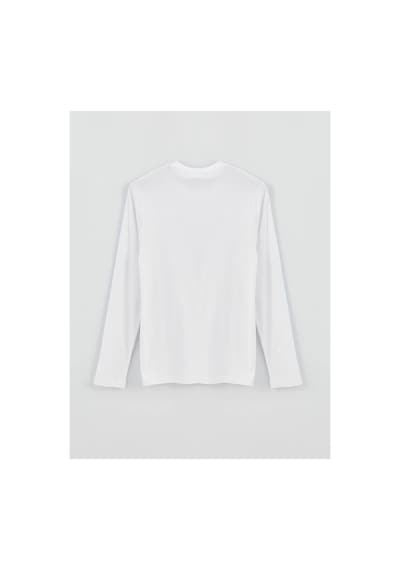 LC Waikiki Bisiklet Yaka Uzun Kollu Erkek Sweatshirt - W31628z8 Beyaz