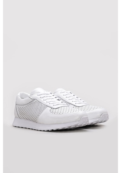 Fast Step Hakiki Deri Erkek Casual Ayakkabı 951ma557 Beyaz