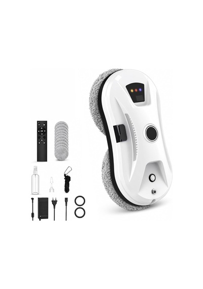 Tr Osmo Roboclean Pencere Temizleme Robotu, Güçlü Emiş Gücü Ve Su Püskürtmeli Otomatik Pencere Temizleyici, Akı Genel