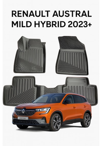 Renault Austral Mild Hybrid 2023+ Uyumlu 3d Oto Paspas Premium