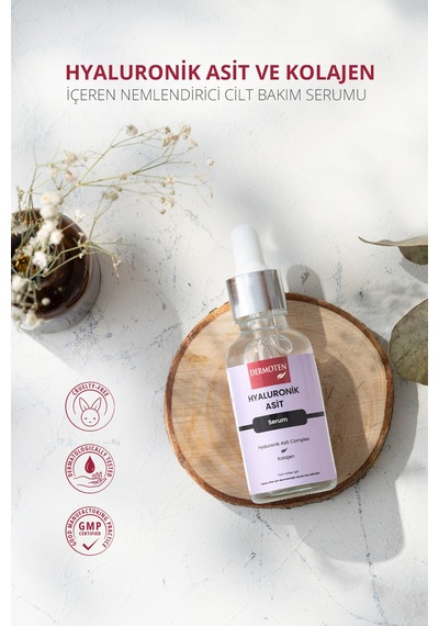 Hyaluronik Asit Nemlendirici Cilt Bakım Serum 30 Ml