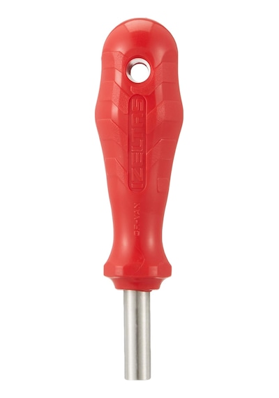 İzeltaş 4785196330 Manyetik Bits Tutucu Tornavida Kısa, Kırmızı, 6.3x30