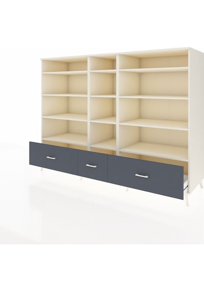 Kronos Dolap 12 Raflı 3 Çekmeceli 220x59x163 Aytaşı-aytaşı/antra Aytaşı-aytaşı/antrasit Kronos Dolap 12 Raflı 3 Çekmeceli 220x59x163 Aytaşı-aytaşı/antra Aytaşı-aytaşı/antrasit