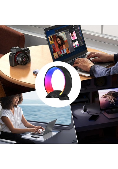 K2 Kml401 Rgb Fonksiyonlu 4in1 Masa Lambası - Siyah