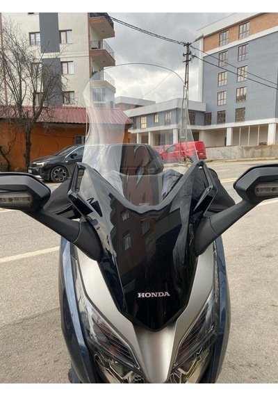 Motocam Honda Forza 250 Ön Cam 2018-2020 Model 58cm Şeffaf Renkli 4mm