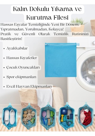 Lü Fermuarlı Çamaşır Filesi Seti Diğer