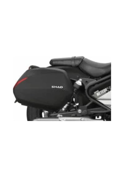 Shad R0sp63ıf Royal Enfield Super Meteor 650 Yan Çanta Uyumlu siyah