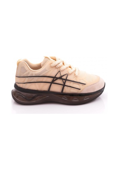 Dgn B2014 Kadin Sneakers Nude Siyah