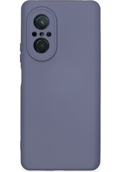 Huawei Nova 9 Se İçi Kadife Kaplı Esnek Silikon Kapak Ryc/ Nano Lansman Gri