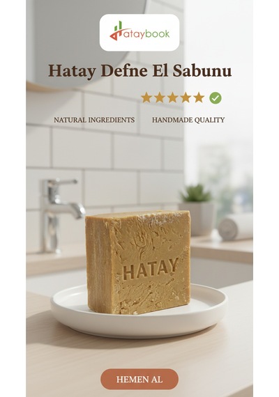 %80 Hatay Defne Sabunu 1 Adet Doğal