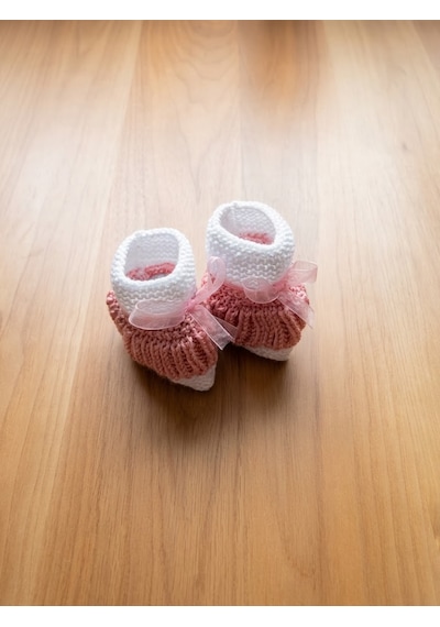Kozababy Handmade El Örgüsü Bebek Hediye Seti - Amigurumi Tavşan Uyku Arkadaşı, Yelek Ve Patik Takımı Özel Kutulu Beyaz