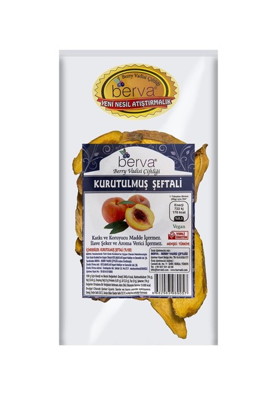 3 Adet Berva Kurutulmuş Şeftali 50 G