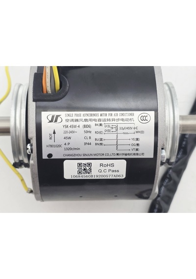 H7b01020c Klima Fan Motoru 45w Ysk45w-4