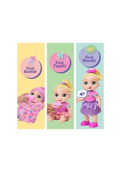 Baby Alive 35 Cm Bebek Büyüyor Temalı 50 Farklı Ses Çıkaran İnteraktif Bebek Ve Büyüme Aksesuarları 10