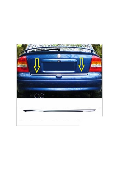 Opel Astra G Bagaj Alt Cıtası Krom 2002 2003 2004 2005 2006 2007