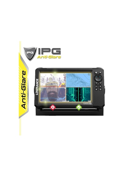 Lowrance Eagle 9in Fishfinder - Ipg Anti-glare Yansıma Önleyici Mat Ekran Koruyucu