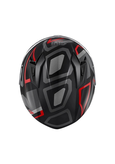 Gıvı 50.7 Proton Mat Tıtanıum-kırmızı Kask Kırmızı