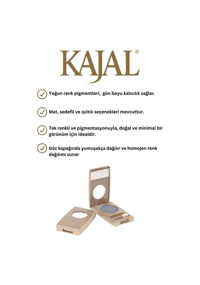 Yüksek Renk Pigmentasyonlu Tekli Toz Göz Farı Buz Mavisi - No: 112 Mavi