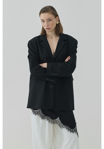 Sena Güven Arwen Blazer Ceket Siyah