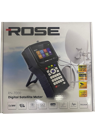 Rose Rn-700 4.3'' Ekranlı Hd Uydu Yön Bulucu + Cctv Kamera Test Cihazı