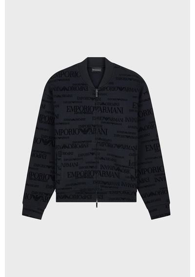 Emporio Armani Pamuklu Fermuarlı Regular Sweat Erkek Sweat Em006881 Af10013 Fc376 Siyah