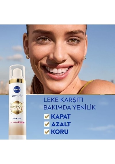Luminous630 Leke Karşıtı Krem Cc Fluid Spf30 Medium 40ml 0
